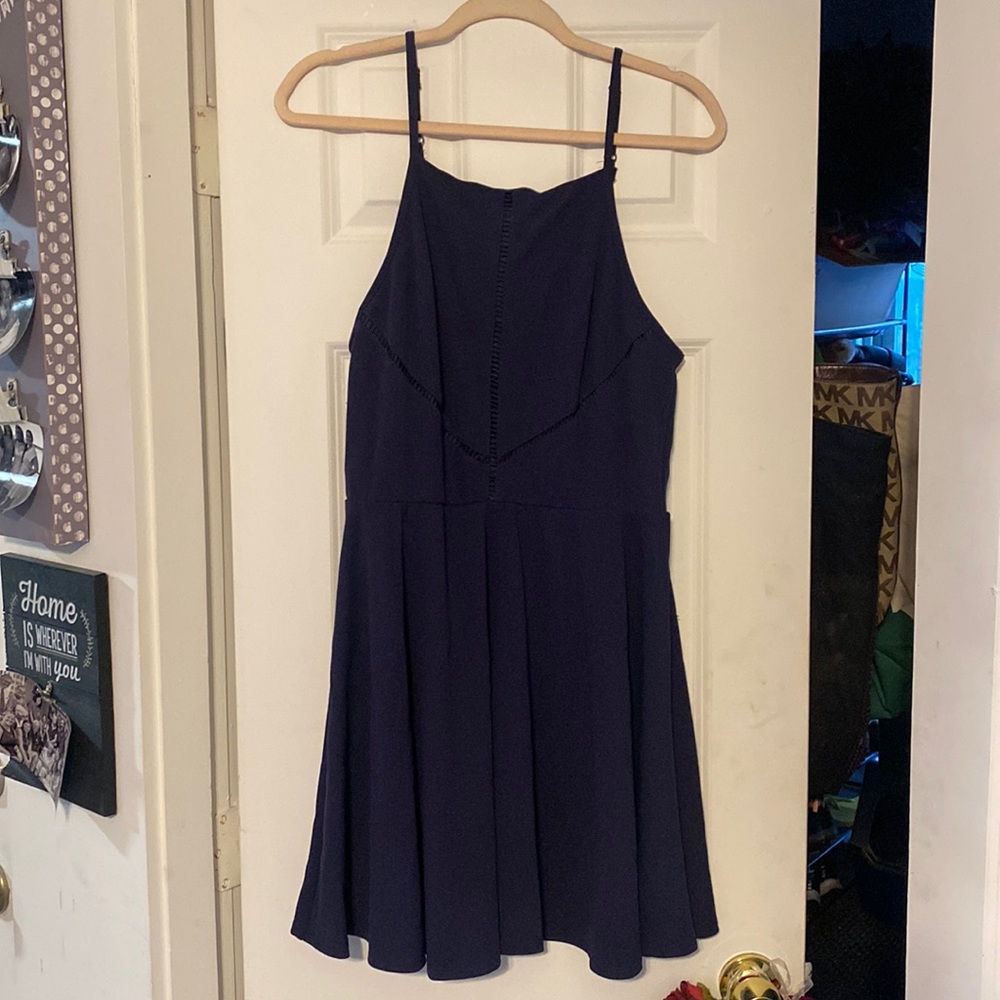 Like new navy mini dress from Francesca’s